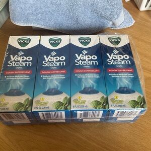 Vicks Vaposteam Lot of 4 Boxes 8 Oz Each Exp 04/2027 Vapo Steam